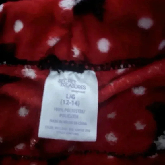 Women’s Secret Treasures Red With Yorkshire Terriers Size Large (12-14) - Picture 3 of 3